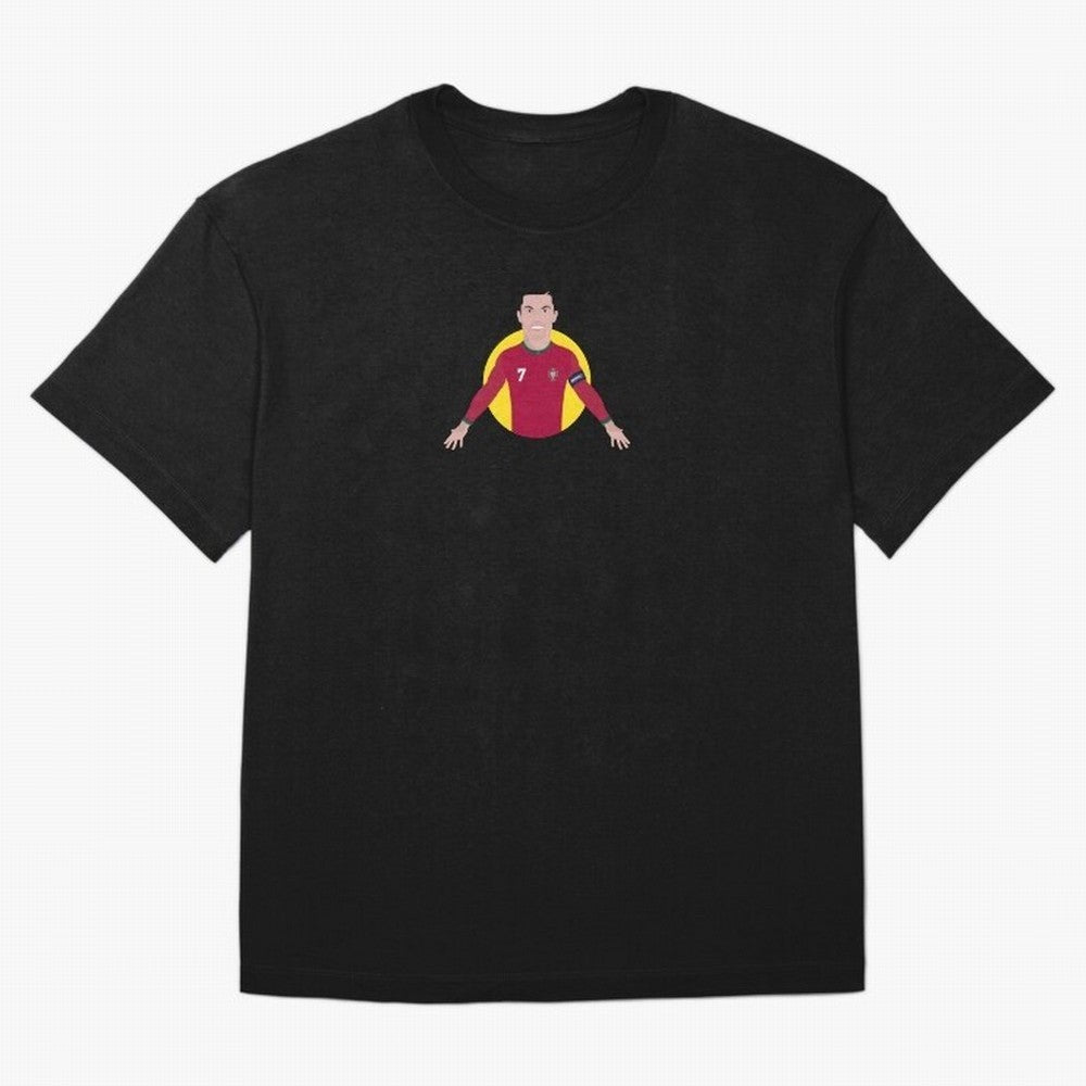 Goat Cr7 Portugal Cristiano Ronaldo Cieszynka siuuuuuuu Oversized T-Shirt Celebrate Classic Football Spirit in FIFA World Cup 2026 USA Canada Mexico Centered on Messi, Brazil Energy, Vintage Soccer Flavor, Modern Football Stars, National Flags and