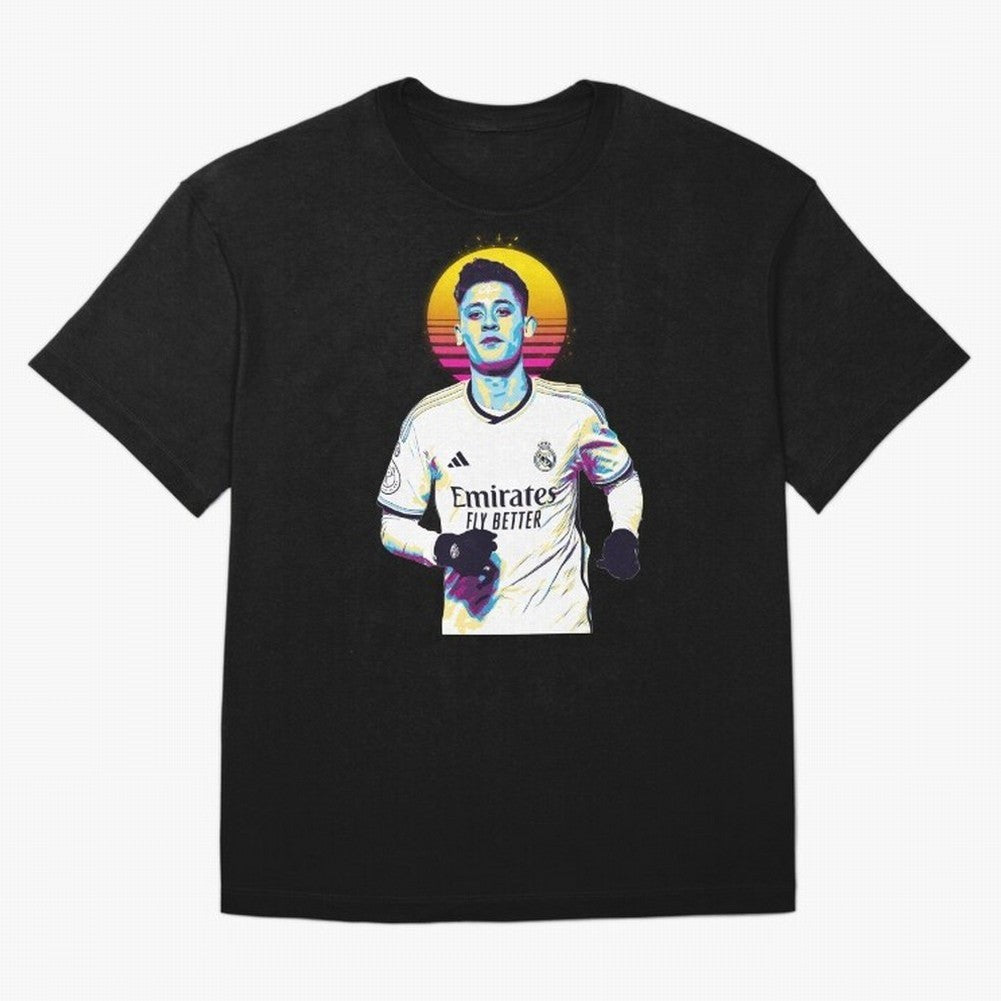 Arda Guler retro 80s Oversized T-Shirt Bring Retro Soccer Energy to the FIFA World Cup 2026 Journey through Neymar Highlights, Germany Pride, Soccer Culture, Superstar Moments, National Team Dreams and Competitive Fire; Created for Match Day