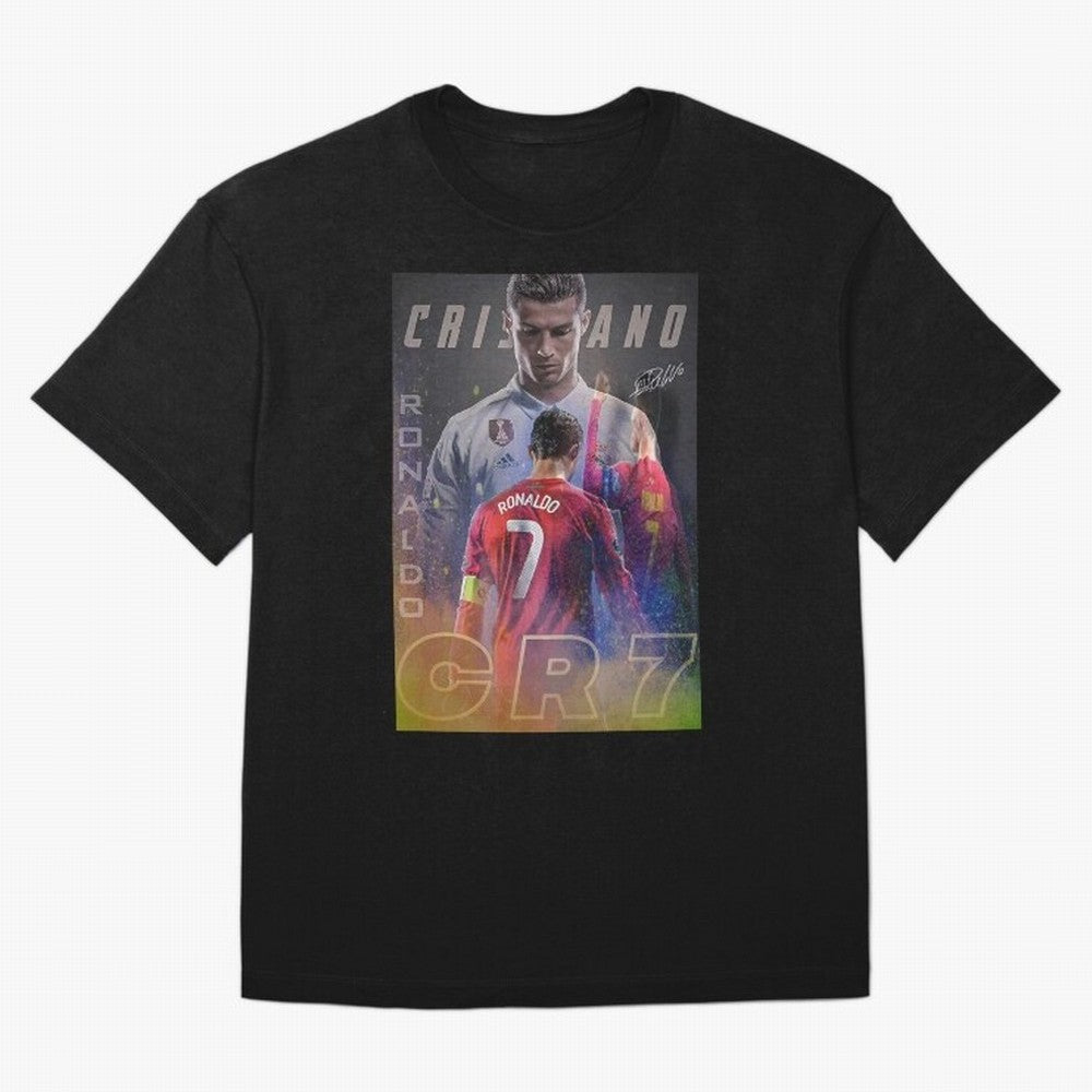 CR7 Oversized T-Shirt Celebrate Football Dreams Across FIFA World Cup 2026 Group Stage for Fans of Haaland and Mbappe and Brazil, Portugal and Argentina, Bringing Global Supporter Spirit, Legendary Goals, National Colors and Tournament Celebration;