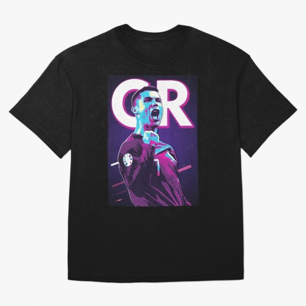 Ronaldo Oversized T-Shirt Honor the Football Icons of Match Day Hype around FIFA World Cup 2026 Group Stage, Mbappe, France, Global Supporter Spirit, Legendary Goals, National Colors and Tournament Celebration; Great for Watch Parties, Sports Bars,