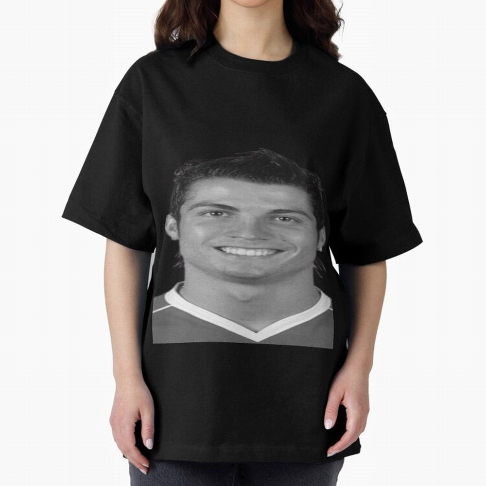 Cristiano Ronaldo Oversized T-Shirt Celebrate Every Goal in Global Football Passion for FIFA World Cup 2026 USA Canada Mexico, Celebrating Mbappe, Portugal, Supporter Pride, Iconic Celebrations, Legendary Names and Global Match Day Energy; Made for