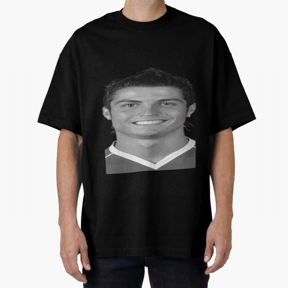 Cristiano Ronaldo Oversized T-Shirt Celebrate Every Goal in Global Football Passion for FIFA World Cup 2026 USA Canada Mexico, Celebrating Mbappe, Portugal, Supporter Pride, Iconic Celebrations, Legendary Names and Global Match Day Energy; Made for