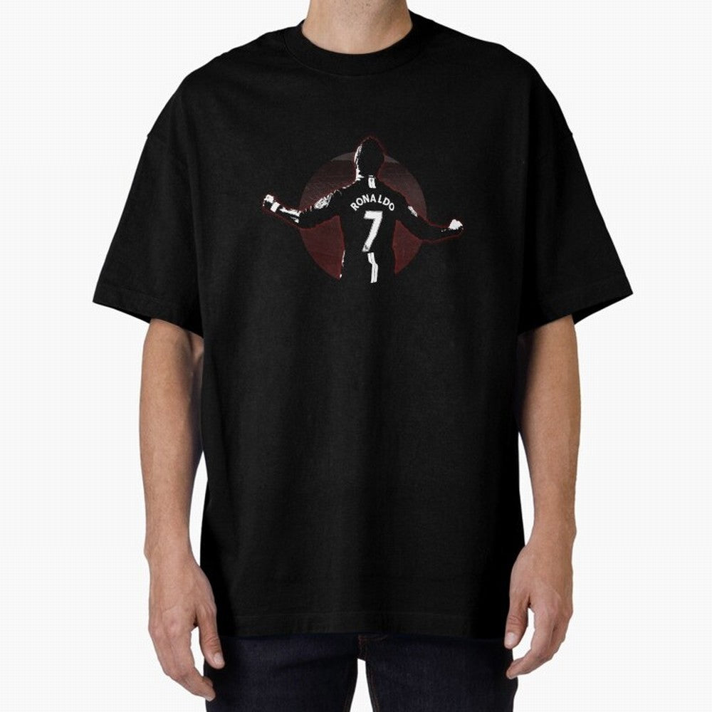 THE GOAT, Cristiano Ronalndo Oversized T-Shirt Carry National Pride through Global Football Passion for FIFA World Cup 2026, Centered on Cristiano Ronaldo, Haaland and CR7, Spain and Netherlands, Stadium Memories, Football Loyalty, International