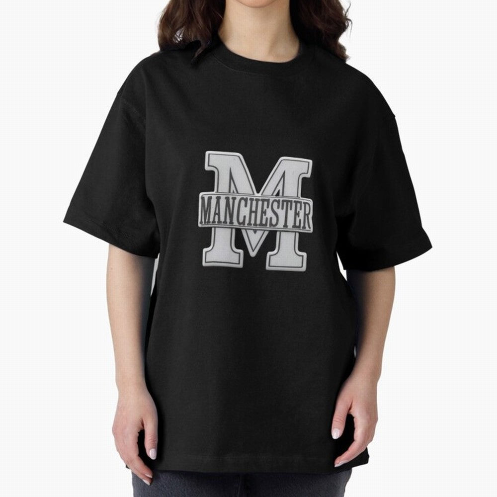 Manchester Oversized T-Shirt Unlock Match Day Hype around FIFA World Cup 2026 USA Canada Mexico, Mbappe and Neymar, Spain and Netherlands, Champion Mindset, Group Stage Buzz, Knockout Tension and Passionate Fan Culture; Made for Die Hard