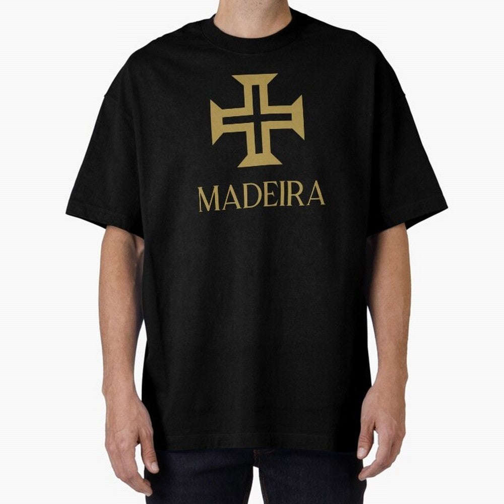 Madeira gold b Oversized T-Shirt Carry the Dream of FIFA World Cup 2026 Group Stage Driven by CR7, Argentina, France and Brazil Energy, Game Day Rituals, Football Legends, Country Pride and the Road to the Final; Perfect for Supporters Who Want