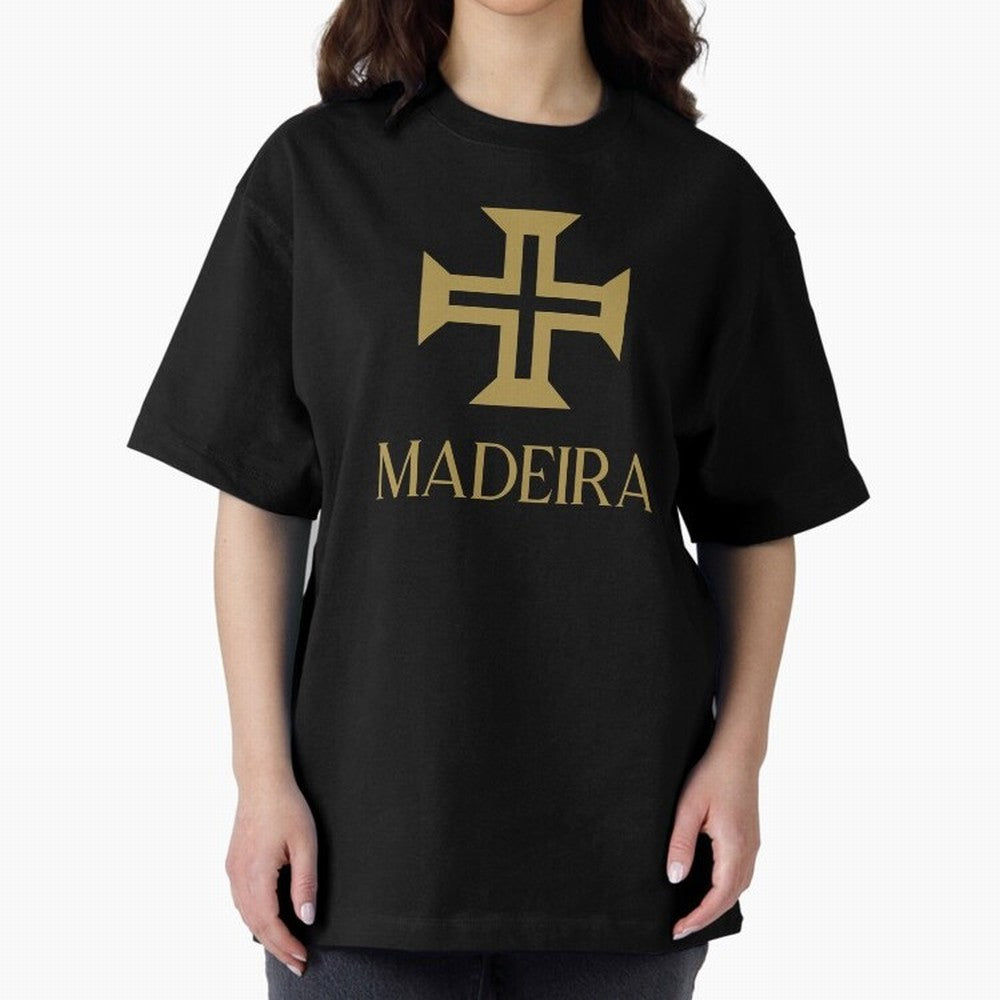 Madeira gold b Oversized T-Shirt Carry the Dream of FIFA World Cup 2026 Group Stage Driven by CR7, Argentina, France and Brazil Energy, Game Day Rituals, Football Legends, Country Pride and the Road to the Final; Perfect for Supporters Who Want
