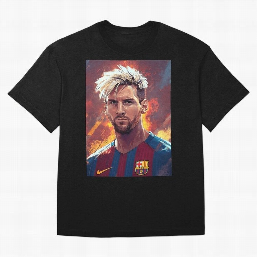 Lionel Messi Oversized T-Shirt Unlock the FIFA World Cup 2026 Group Stage Journey through Messi and Cristiano Ronaldo Highlights, Germany Pride, Stadium Chants, National Pride, Trophy Dreams and Unforgettable Football Memories; Made for Collectors