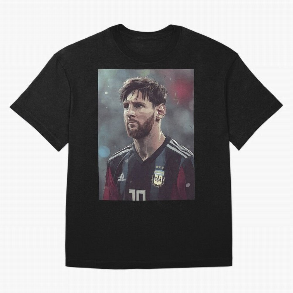 Lionel Messi Oversized T-Shirt Follow Every Goal of Match Day Hype around FIFA World Cup 2026, Cristiano Ronaldo, Haaland and CR7, Germany, Game Day Rituals, Football Legends, Country Pride and the Road to the Final; Created for Match Day Parties,