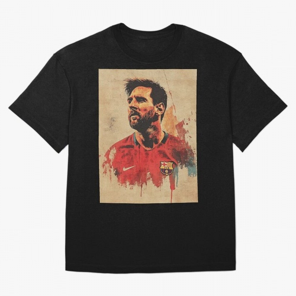 Lionel Messi Oversized T-Shirt Stand Out with Spirit from Global Football Passion for FIFA World Cup 2026 Group Stage, Connected to Neymar, France and Portugal, Match Day Excitement, Supporter Culture, Golden Goals and Global Football Passion;