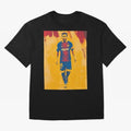 Lionel Messi Oversized T-Shirt Create the FIFA World Cup 2026 Journey through Haaland Highlights, England and Germany Pride, Soccer Culture, Superstar Moments, National Team Dreams and Competitive Fire; Made for Die Hard Supporters, Soccer Lovers,