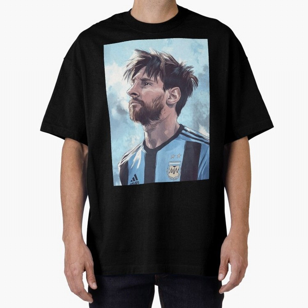 Lionel Messi Oversized T-Shirt Show Up for the Glory of FIFA World Cup 2026 for Fans of Mbappe and Portugal, Spain and Germany, Bringing Supporter Pride, Iconic Celebrations, Legendary Names and Global Match Day Energy; Created for Match Day