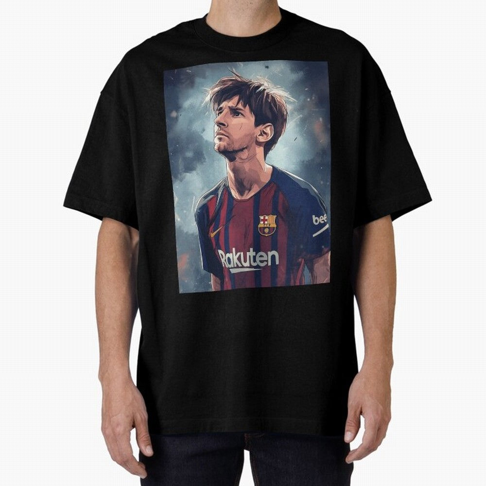 Lionel Messi Oversized T-Shirt Celebrate the Biggest Stage of the FIFA World Cup 2026 Journey through Mbappe and Neymar Highlights, Germany Pride, Goal Celebration Energy, Supporter Heritage, Football Icons and Worldwide Tournament Joy; Ideal for