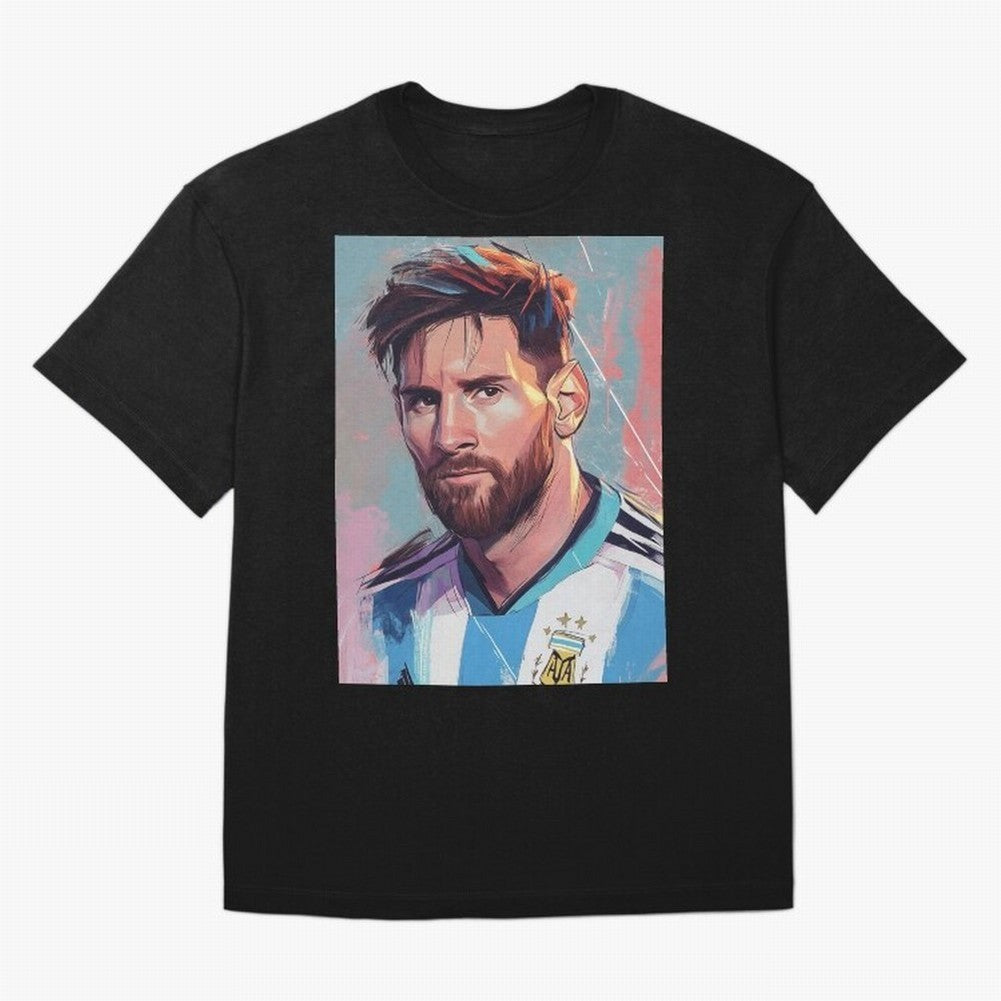 Lionel Messi Oversized T-Shirt Support FIFA World Cup 2026 USA Canada Mexico for Fans of Mbappe and Argentina, France and Brazil, Bringing Stadium Memories, Football Loyalty, International Chants and Championship Tradition; Ideal for Passionate