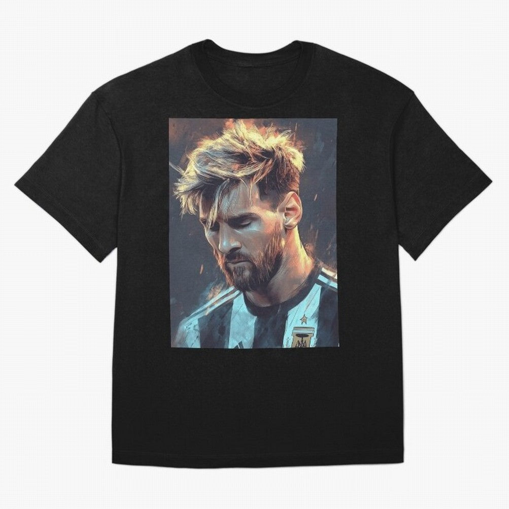 leo Messi Oversized T-Shirt Celebrate Golden Goal Energy in Global Football Passion for FIFA World Cup 2026 Group Stage, Filled with Messi and Cristiano Ronaldo, Argentina, France and Brazil, Tournament Hype, Historic Matchups, Family Viewing