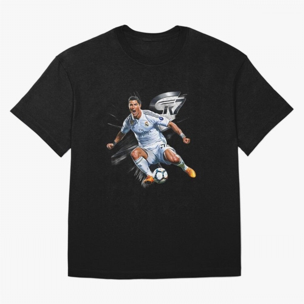 CR7 Ronaldo Legacy GOAT Soccer Fan T-Shirt ¨C Ultimate Football Icon Oversized T-Shirt Show Championship Spirit for the FIFA World Cup 2026 USA Canada Mexico Journey through Mbappe and Neymar Highlights, France Pride, Game Day Rituals, Football