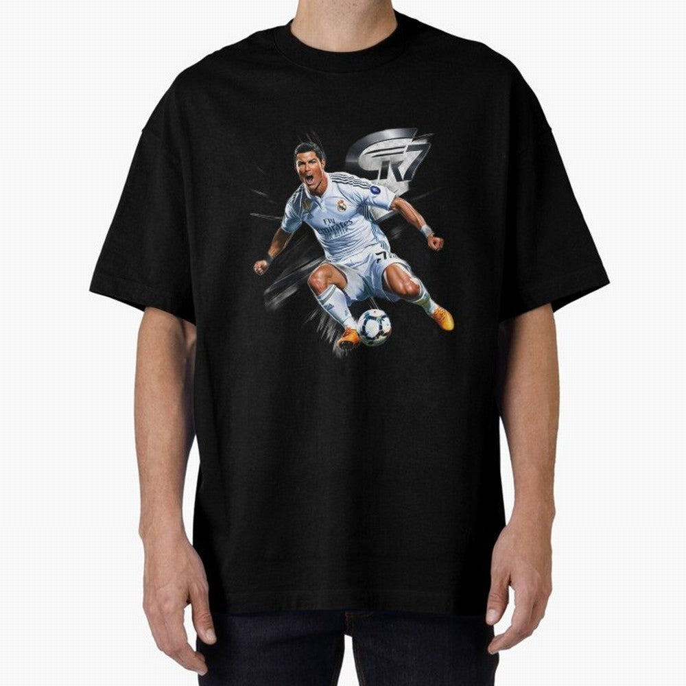 CR7 Ronaldo Legacy GOAT Soccer Fan T-Shirt ¨C Ultimate Football Icon Oversized T-Shirt Show Championship Spirit for the FIFA World Cup 2026 USA Canada Mexico Journey through Mbappe and Neymar Highlights, France Pride, Game Day Rituals, Football