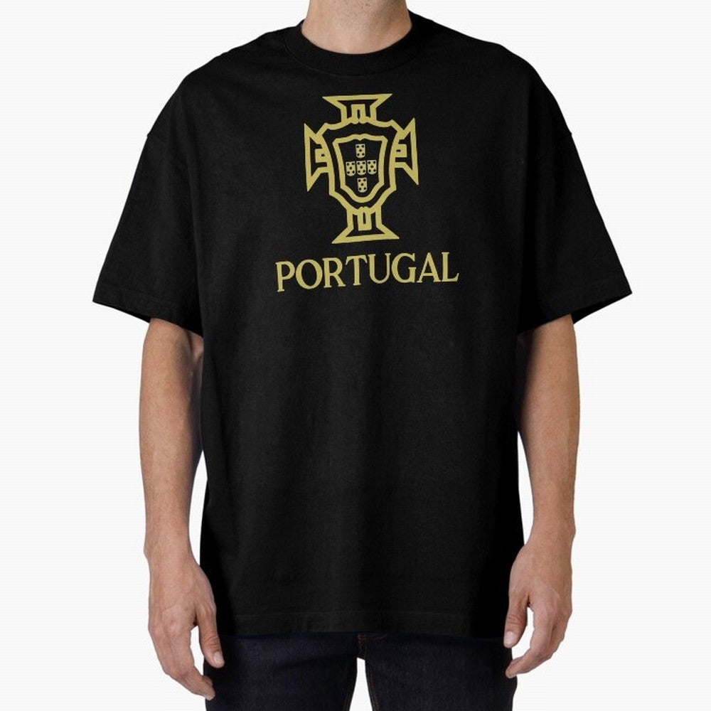Portugal Oversized T-Shirt Bring Home FIFA World Cup 2026 for Fans of Cristiano Ronaldo, Haaland and CR7 and France and Portugal, Bringing Retro Football Energy, Iconic Rivalries, Trophy Chase Drama and Stadium Atmosphere; Ideal for Football Dads,
