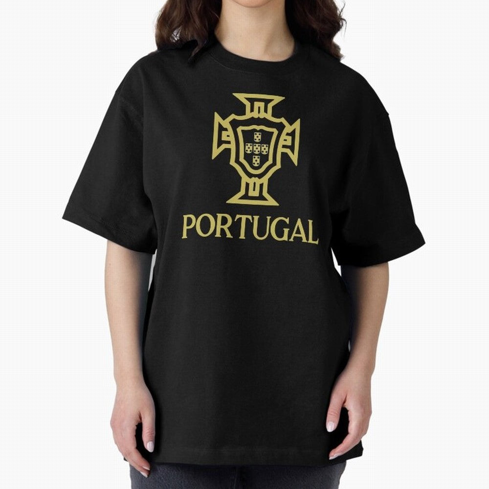 Portugal Oversized T-Shirt Bring Home FIFA World Cup 2026 for Fans of Cristiano Ronaldo, Haaland and CR7 and France and Portugal, Bringing Retro Football Energy, Iconic Rivalries, Trophy Chase Drama and Stadium Atmosphere; Ideal for Football Dads,