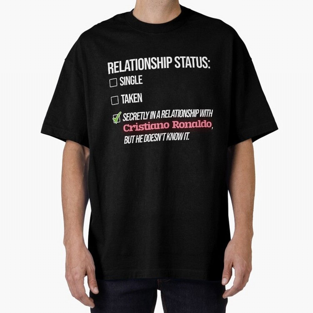 Relationship with Cristiano Ronaldo Oversized T-Shirt Celebrate Every Goal in Global Football Passion for FIFA World Cup 2026, Filled with Messi, Neymar and Mbappe, France, Game Day Rituals, Football Legends, Country Pride and the Road to the