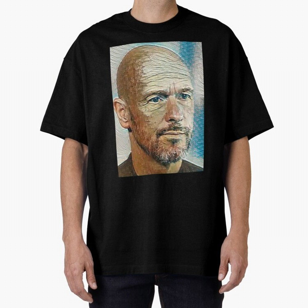 Erik Ten Hag Oversized T-Shirt Keep Football History Alive during FIFA World Cup 2026 USA Canada Mexico Spirit, with Netherlands, Haaland, Tournament Hype, Historic Matchups, Family Viewing Parties and Global Sports Pride; Ideal for Fans Who Follow