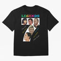 LEGENDS OF FOOTBALL Oversized T-Shirt Carry the Colors and Pride of FIFA World Cup 2026 USA Canada Mexico Connected to Mbappe and Neymar, Argentina Energy, Stadium Memories, Football Loyalty, International Chants and Championship Tradition; Perfect