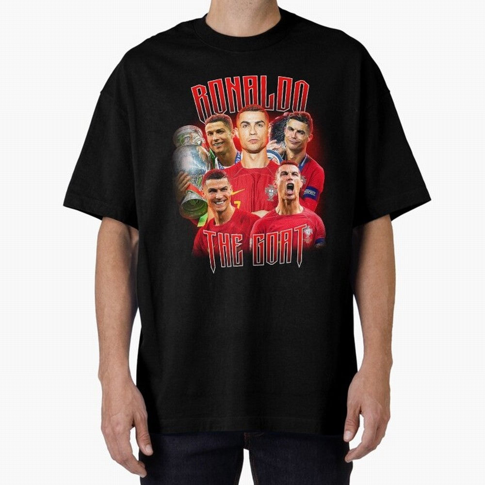 Cristiano Ronaldo Vintage Style Tee, Bootleg Tee, Bootleg T Shirt, Rap Tee Oversized T-Shirt Represent Fans Who Live for FIFA World Cup 2026 USA Canada Mexico Spirit, Built around Argentina and Brazil, Haaland, Fan Favorite Moments, National Team