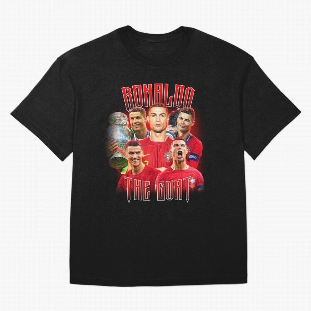 Cristiano Ronaldo Vintage Style Tee, Bootleg Tee, Bootleg T Shirt, Rap Tee Oversized T-Shirt Represent Fans Who Live for FIFA World Cup 2026 USA Canada Mexico Spirit, Built around Argentina and Brazil, Haaland, Fan Favorite Moments, National Team