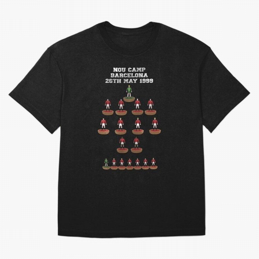 Manchester United Champions League 1999 Oversized T-Shirt Cheer through Every Moment of Global Football Passion for FIFA World Cup 2026, Inspired by Mbappe, Spain, Football Festival Excitement, Trophy Ambitions, Country Rivalries and Star Player