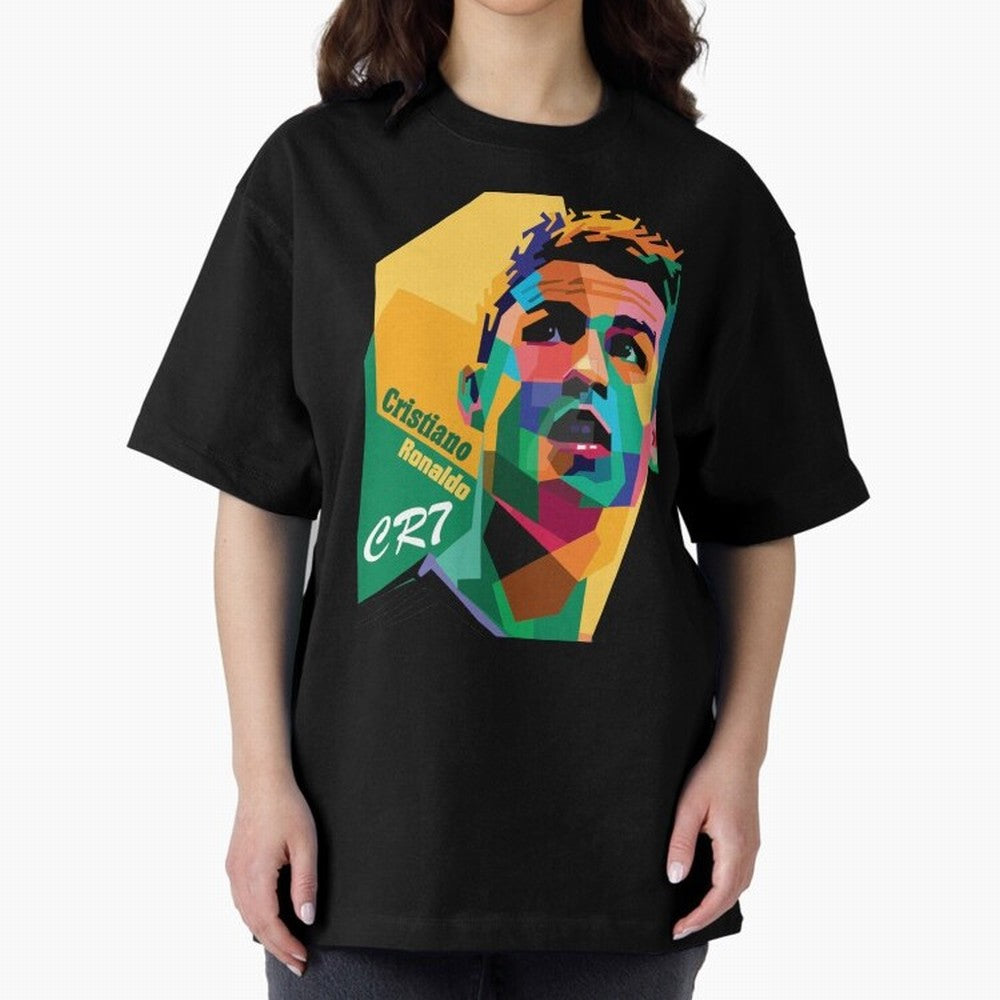 cristiano ronaldo Oversized T-Shirt Elevate FIFA World Cup 2026 Driven by CR7 and Messi, Brazil, Portugal and Argentina Energy, Stadium Chants, National Pride, Trophy Dreams and Unforgettable Football Memories; Perfect for People Who Love