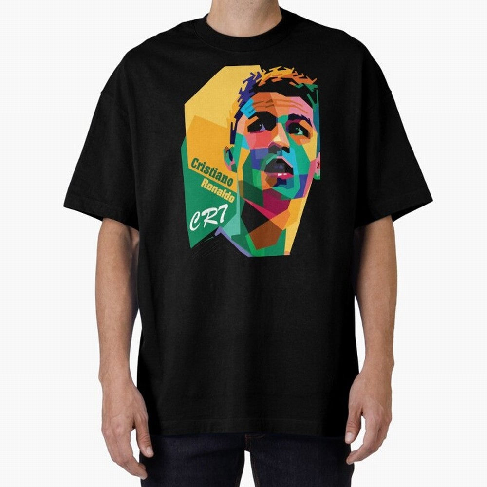 cristiano ronaldo Oversized T-Shirt Elevate FIFA World Cup 2026 Driven by CR7 and Messi, Brazil, Portugal and Argentina Energy, Stadium Chants, National Pride, Trophy Dreams and Unforgettable Football Memories; Perfect for People Who Love