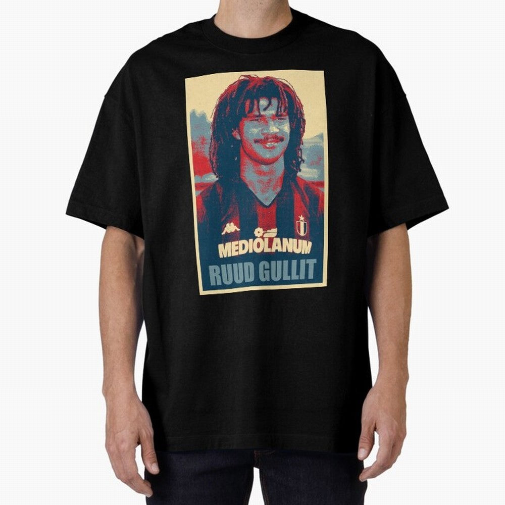Ruud Gullit Oversized T-Shirt Bring Retro Soccer Energy to FIFA World Cup 2026 Group Stage Spirit, Built around England, France and Netherlands, Cristiano Ronaldo, Stadium Memories, Football Loyalty, International Chants and Championship Tradition;