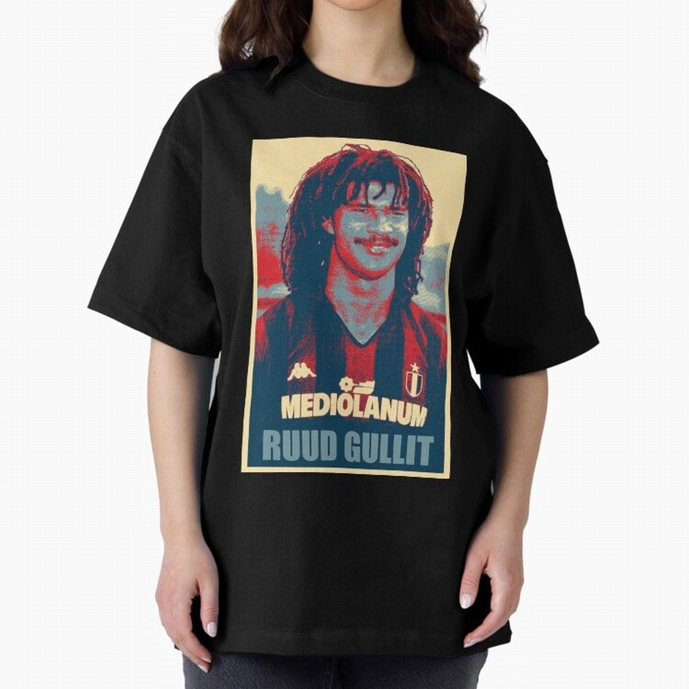 Ruud Gullit Oversized T-Shirt Bring Retro Soccer Energy to FIFA World Cup 2026 Group Stage Spirit, Built around England, France and Netherlands, Cristiano Ronaldo, Stadium Memories, Football Loyalty, International Chants and Championship Tradition;