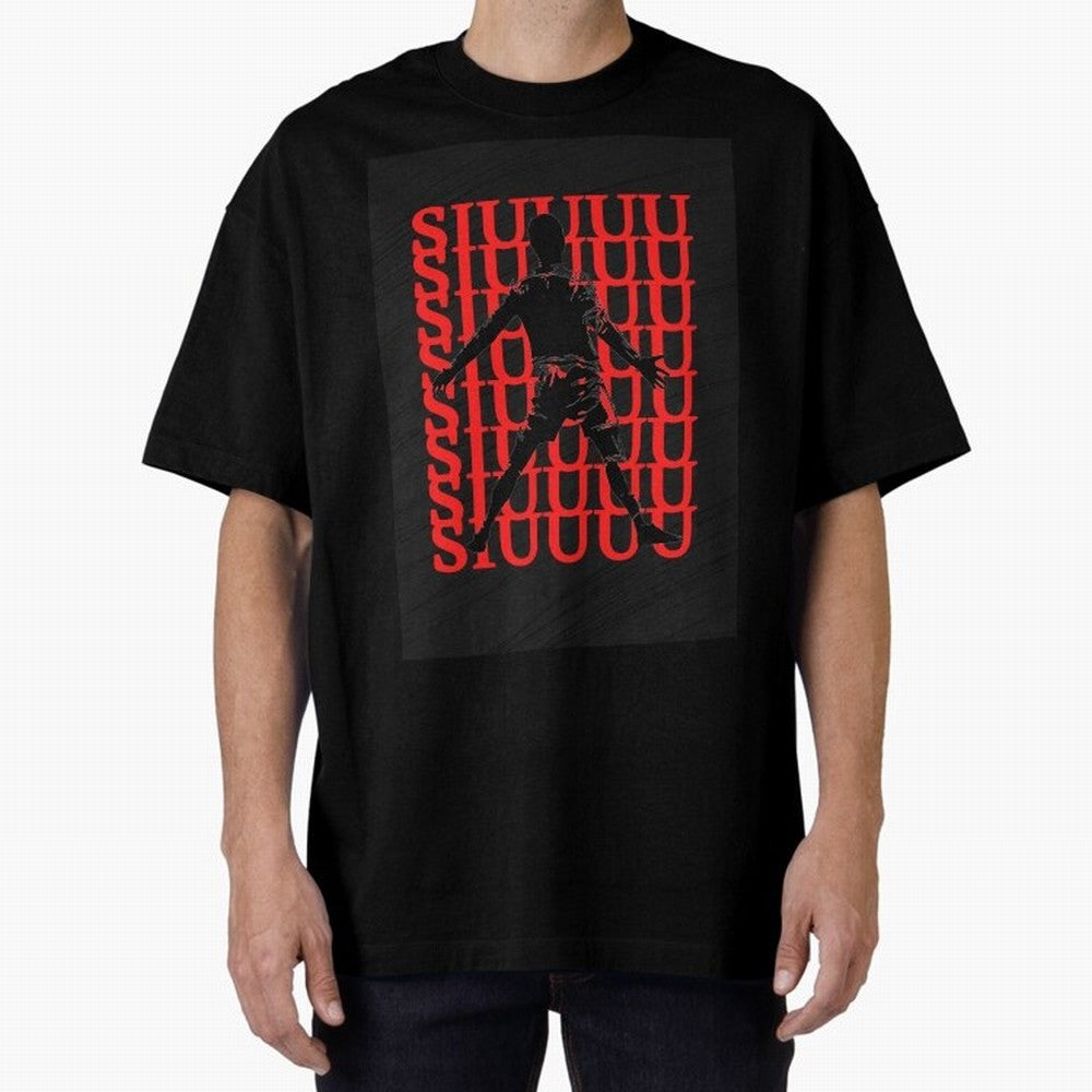 cristiano ronaldo siuuu Oversized T-Shirt Celebrate Global Passion for FIFA World Cup 2026 Group Stage Built around Haaland and Mbappe, Brazil Energy, Football Festival Excitement, Trophy Ambitions, Country Rivalries and Star Player Buzz; Perfect