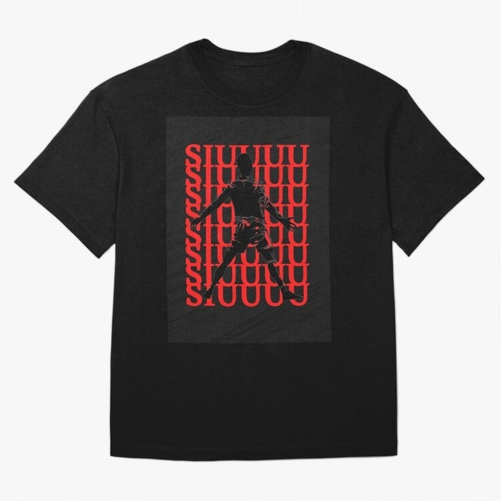 cristiano ronaldo siuuu Oversized T-Shirt Celebrate Global Passion for FIFA World Cup 2026 Group Stage Built around Haaland and Mbappe, Brazil Energy, Football Festival Excitement, Trophy Ambitions, Country Rivalries and Star Player Buzz; Perfect
