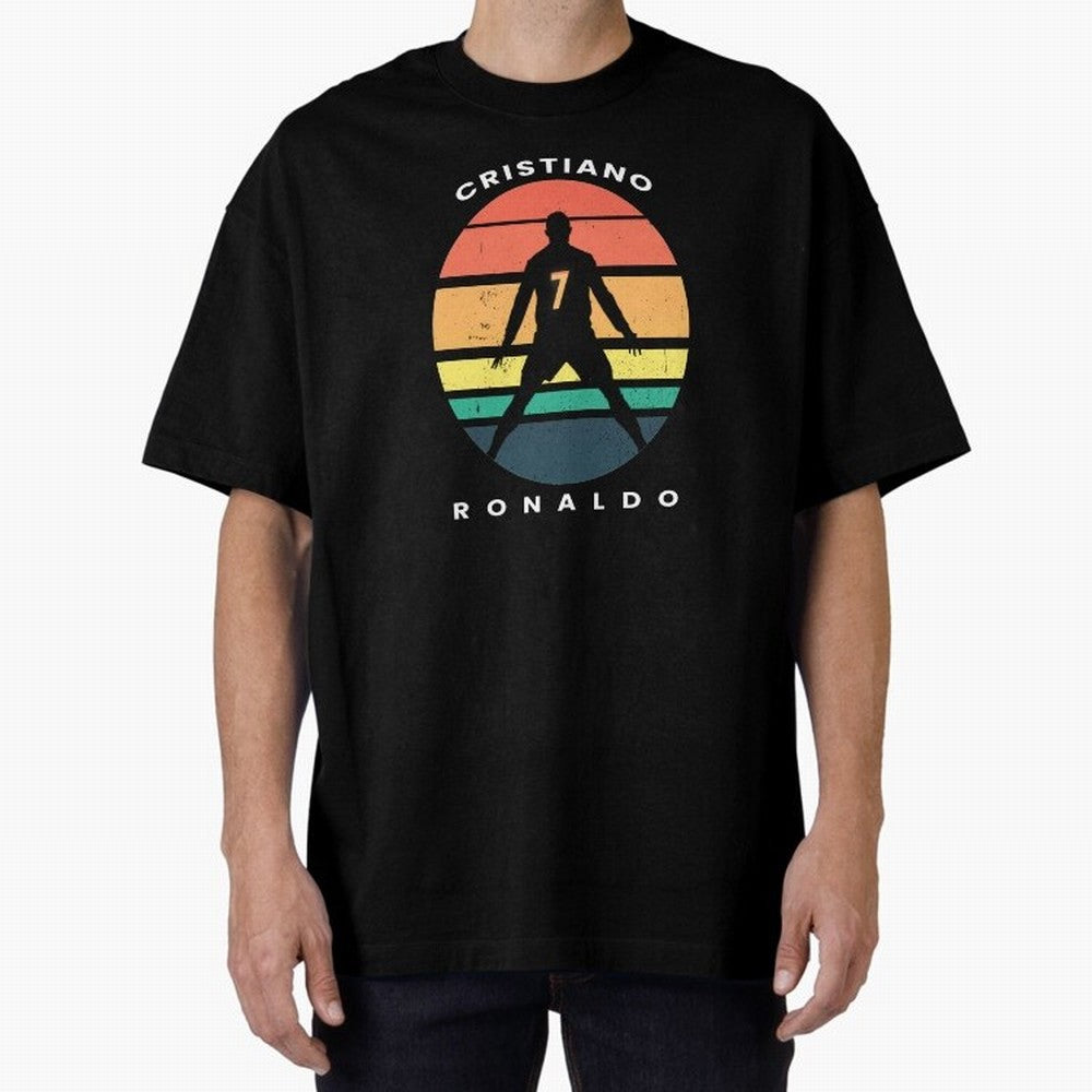 CRISTIANO RONALDO RETRO VINTAGE T-SHIRT Oversized T-Shirt Bring Match Day Fire to the FIFA World Cup 2026 Journey through Messi Highlights, Spain Pride, Stadium Memories, Football Loyalty, International Chants and Championship Tradition; Great for