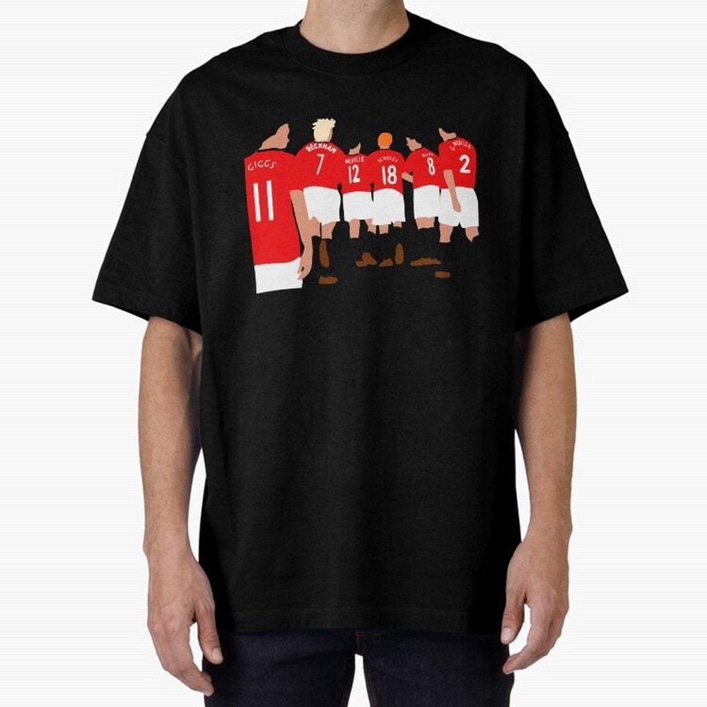 Class of 92 - Manchester United Legends Oversized T-Shirt Bring Stadium Energy to FIFA World Cup 2026 Group Stage Capturing Haaland, England Energy, Game Day Rituals, Football Legends, Country Pride and the Road to the Final; Ideal for Passionate