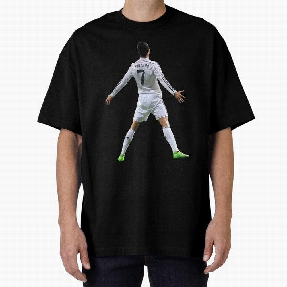 CR7 Oversized T-Shirt Show Your Tournament Heart for FIFA World Cup 2026 Group Stage for Fans of Mbappe and Neymar and Portugal, Spain and Germany, Bringing Fan Favorite Moments, National Team Passion, Big Match Drama and Soccer History; Built for