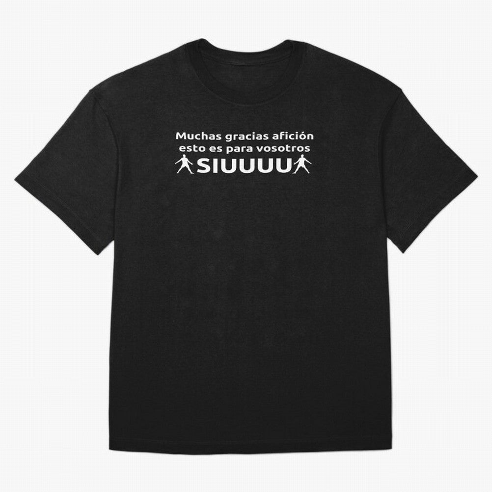 Muchas gracias afici¨®n, esto es para vosotros Siuuu Oversized T-Shirt Bring Trophy Dreams to the FIFA World Cup 2026 Journey through Messi Highlights, England, France and Netherlands Pride, Vintage Soccer Flavor, Modern Football Stars, National