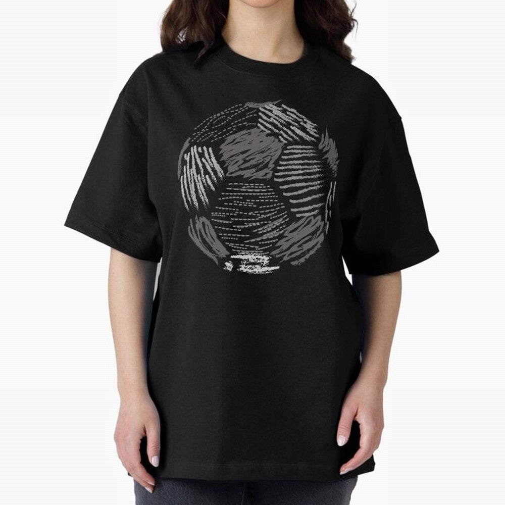 Soccer ball Oversized T-Shirt Support the Legends of FIFA World Cup 2026 Group Stage Spirit, Inspired by Portugal, Messi, CR7 and Mbappe, Classic Soccer Heritage, Championship Pressure, Fan Loyalty and International Pride; Great for Watch Parties,