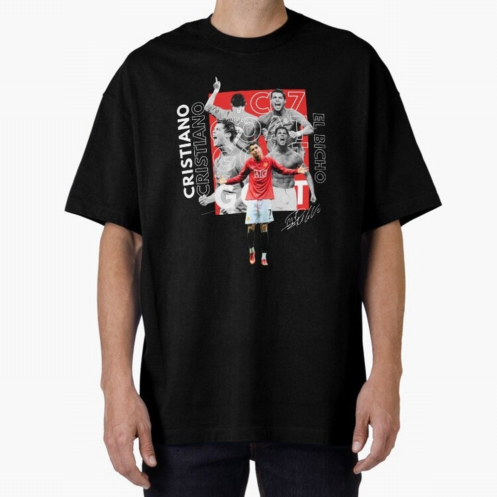 Cristiano Ronaldo CR7 Oversized T-Shirt Make Your Look Match FIFA World Cup 2026 Group Stage Centered on Mbappe, Argentina Energy, Tournament Hype, Historic Matchups, Family Viewing Parties and Global Sports Pride; Built for Supporters Chasing