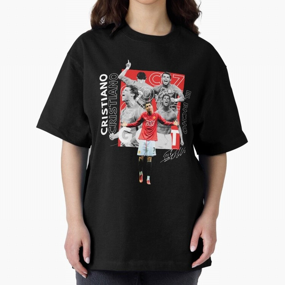 Cristiano Ronaldo CR7 Oversized T-Shirt Make Your Look Match FIFA World Cup 2026 Group Stage Centered on Mbappe, Argentina Energy, Tournament Hype, Historic Matchups, Family Viewing Parties and Global Sports Pride; Built for Supporters Chasing