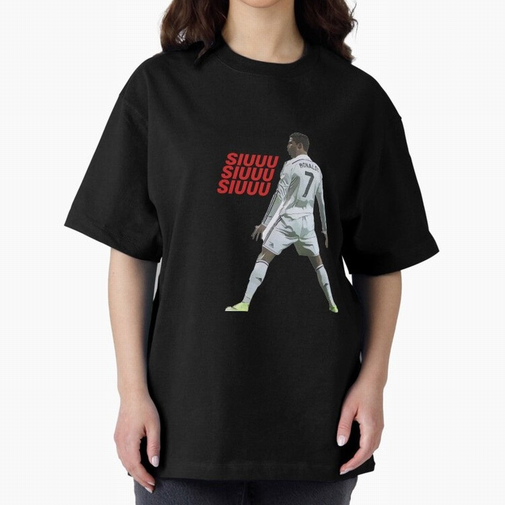 SIUUU #25 Oversized T-Shirt Embrace FIFA World Cup 2026 Spirit, Built around France, Messi, Vintage Soccer Flavor, Modern Football Stars, National Flags and Final Night Emotion; Perfect for Supporters Who Want Bold Football Energy, Global Pride and