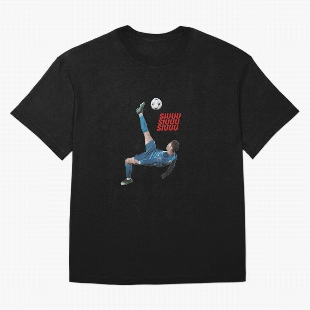 SIUUU #33 Oversized T-Shirt Celebrate Rivalries and Pride in FIFA World Cup 2026 Group Stage for Fans of Haaland and Mbappe and Spain and Netherlands, Bringing Goal Celebration Energy, Supporter Heritage, Football Icons and Worldwide Tournament