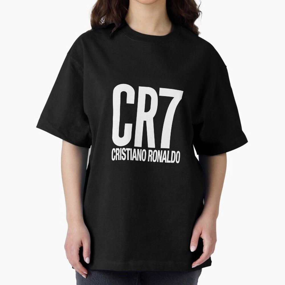 Cristiano Ronaldo Oversized T-Shirt Fuel Global Football Passion for FIFA World Cup 2026 Group Stage, with Messi and Cristiano Ronaldo, Portugal, Champion Mindset, Group Stage Buzz, Knockout Tension and Passionate Fan Culture; Ideal for Fans Who