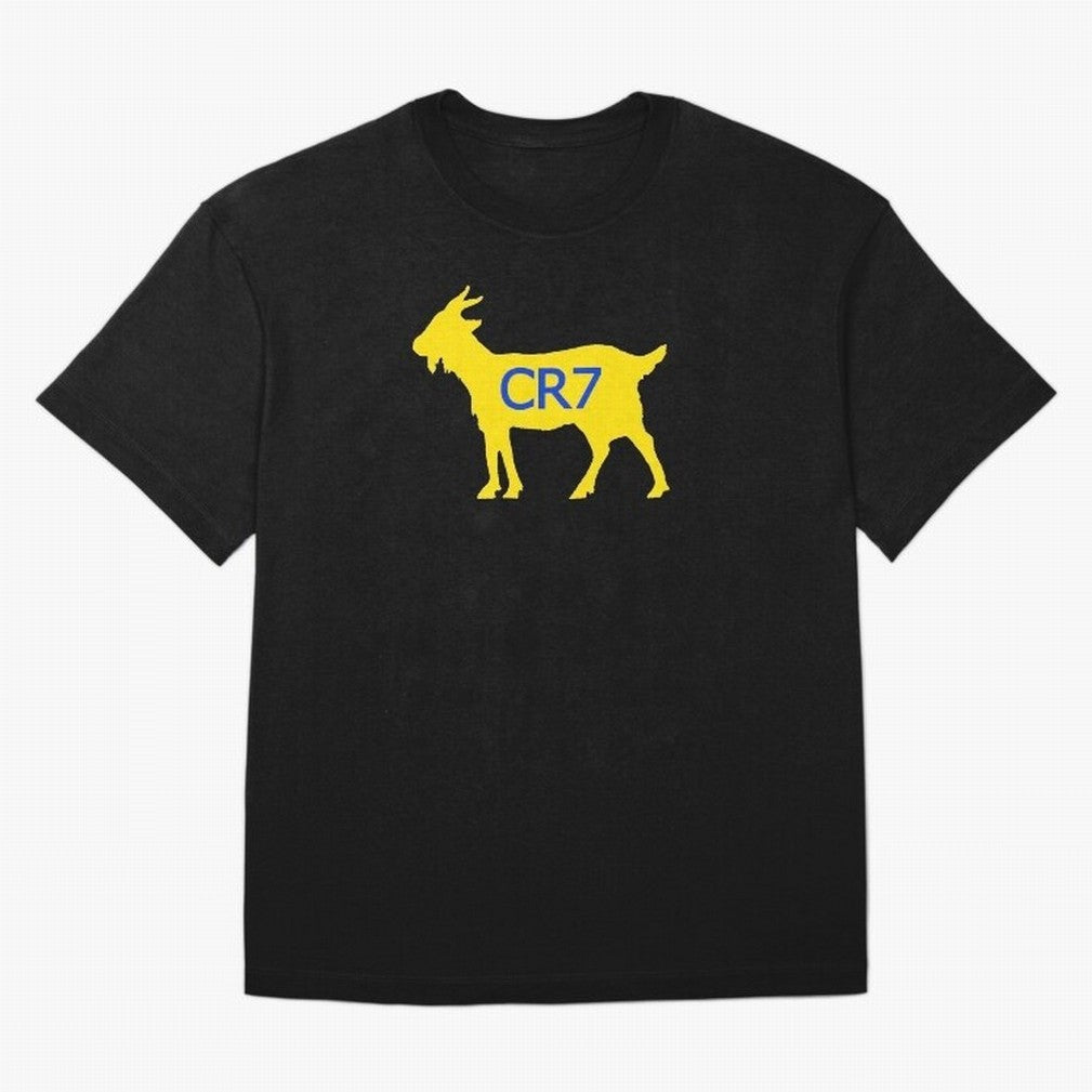 CR7 GOAT Yellow Al Nassr Oversized T-Shirt Represent Fans Who Live for Match Day Hype around FIFA World Cup 2026 Group Stage, Messi, CR7 and Mbappe, Portugal, Spain and Germany, Champion Mindset, Group Stage Buzz, Knockout Tension and Passionate