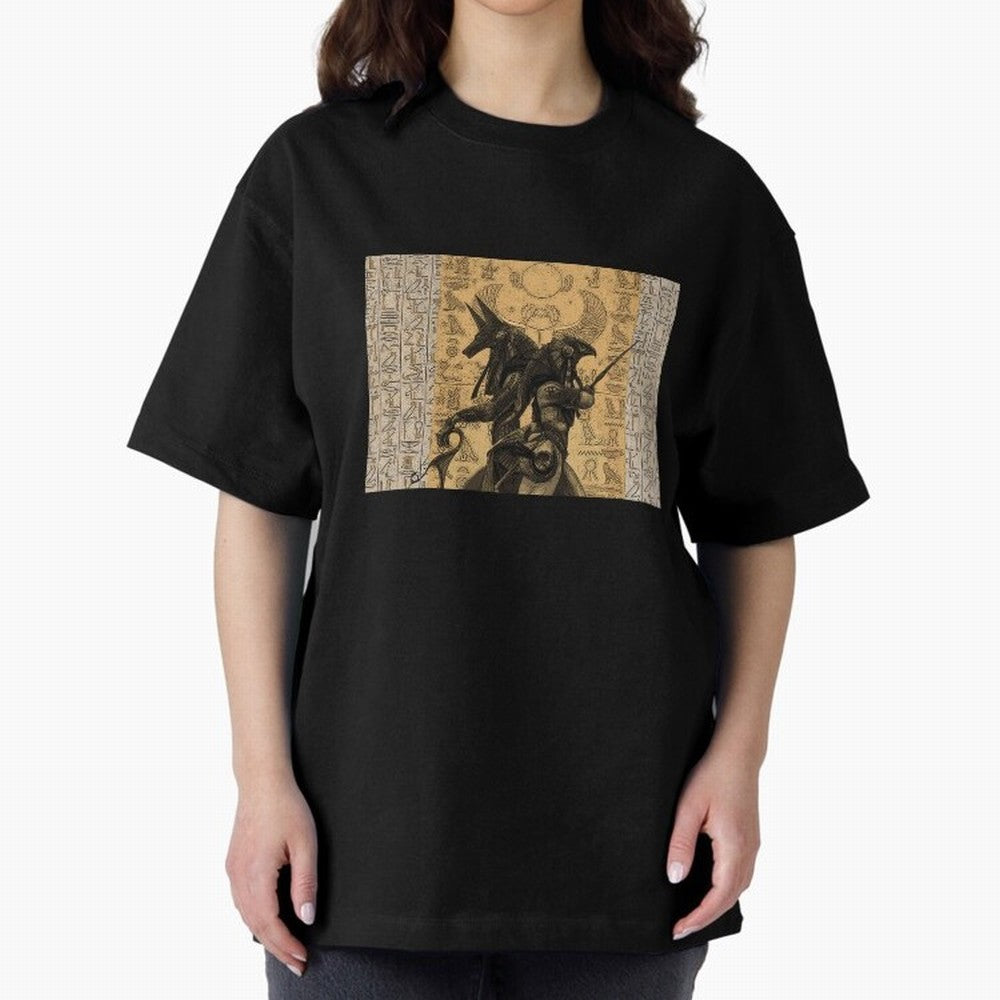 ANUBIS HORUS Oversized T-Shirt Discover Match Day Hype around FIFA World Cup 2026 USA Canada Mexico, Neymar, Germany, Soccer Culture, Superstar Moments, National Team Dreams and Competitive Fire; Ideal for Passionate Fans Who Love Underdog Stories,