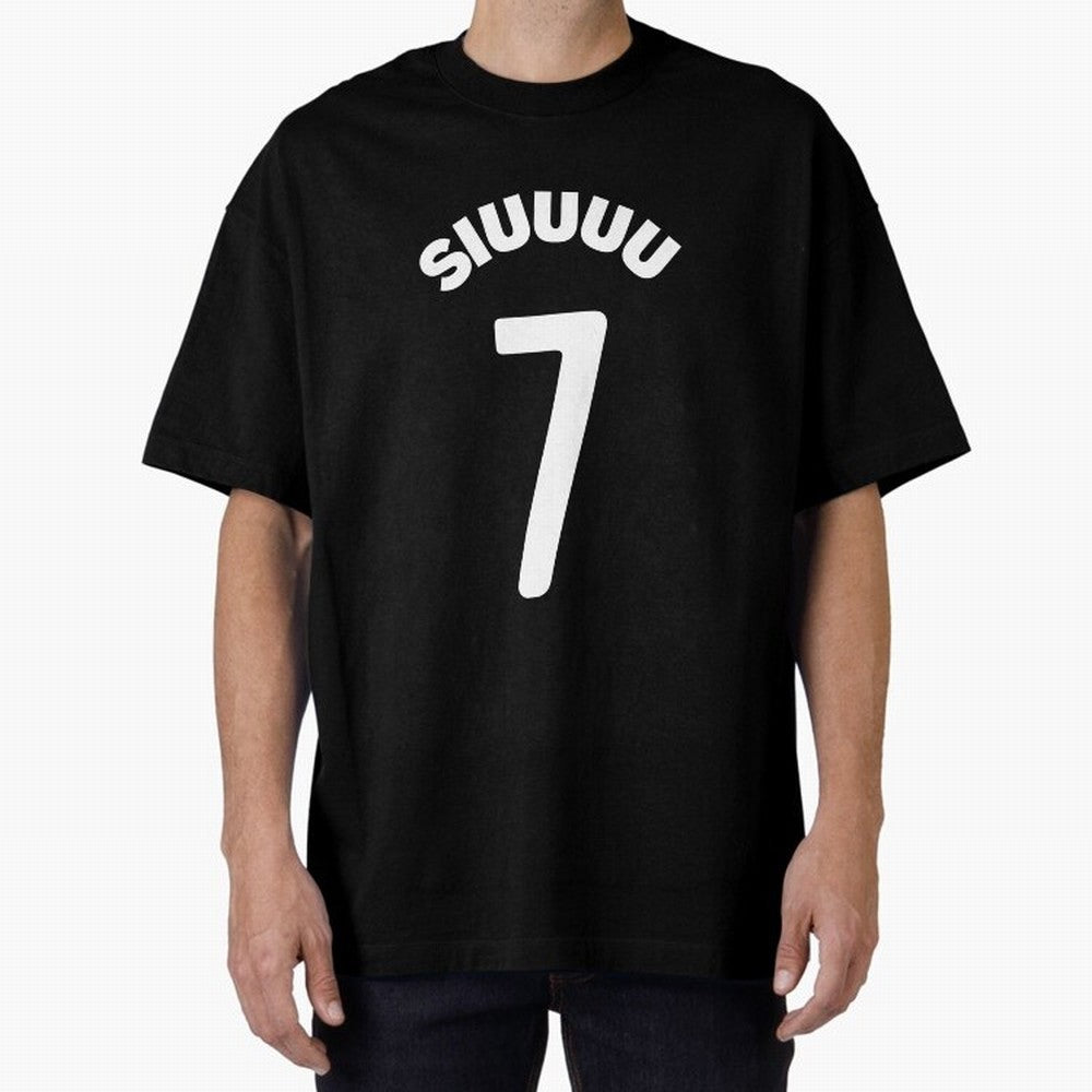 SIUUU Oversized T-Shirt Remember FIFA World Cup 2026 Spirit, Filled with England and Germany, Messi, Championship Spirit, Famous Goals, Roaring Crowds and International Football Unity; Made for Collectors Who Enjoy Iconic Players, Country Pride,