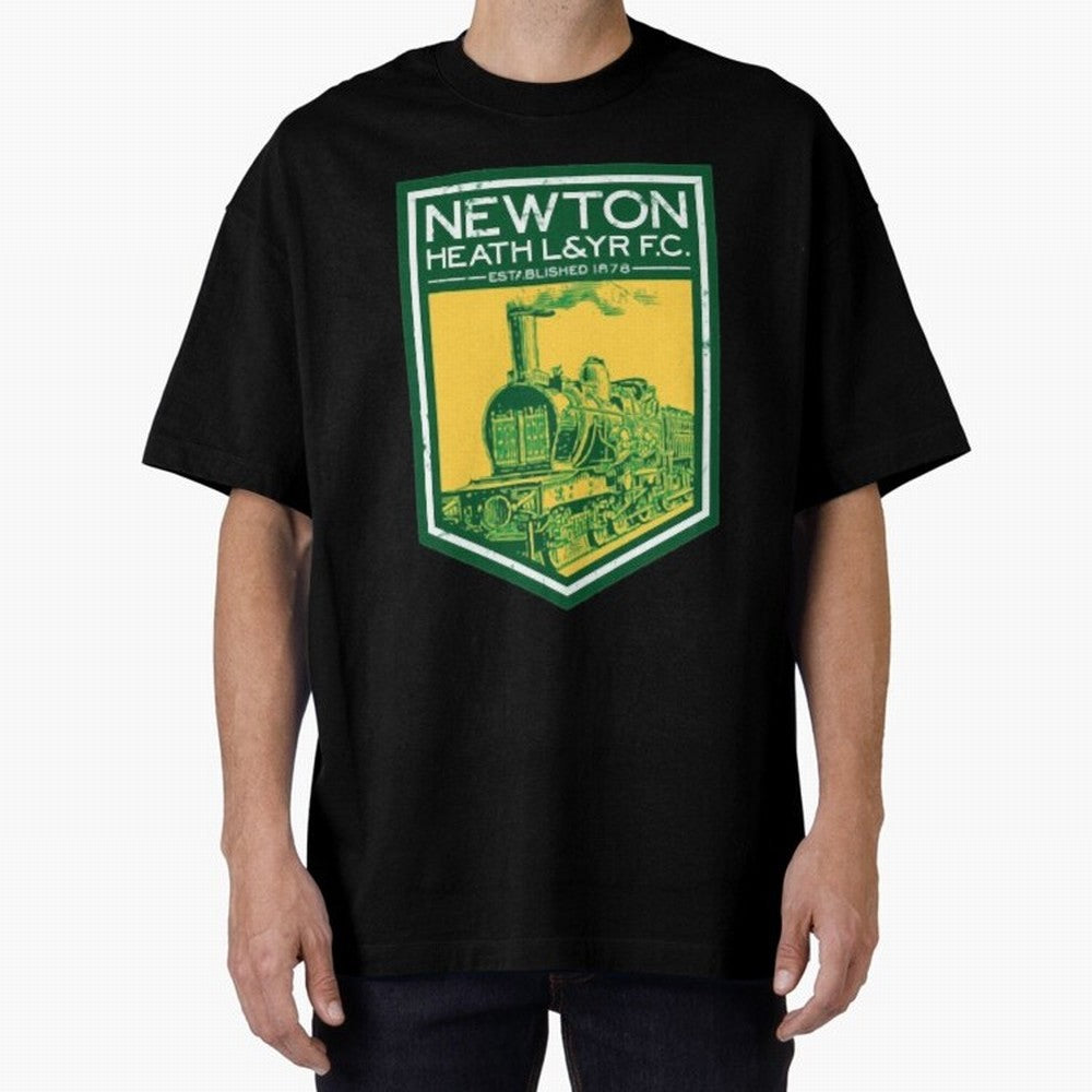 Manchester United Newton Heath 1878 Oversized T-Shirt Celebrate Football Heritage in the FIFA World Cup 2026 Group Stage Journey through CR7 and Messi Highlights, Argentina and Brazil Pride, Vintage Soccer Flavor, Modern Football Stars, National