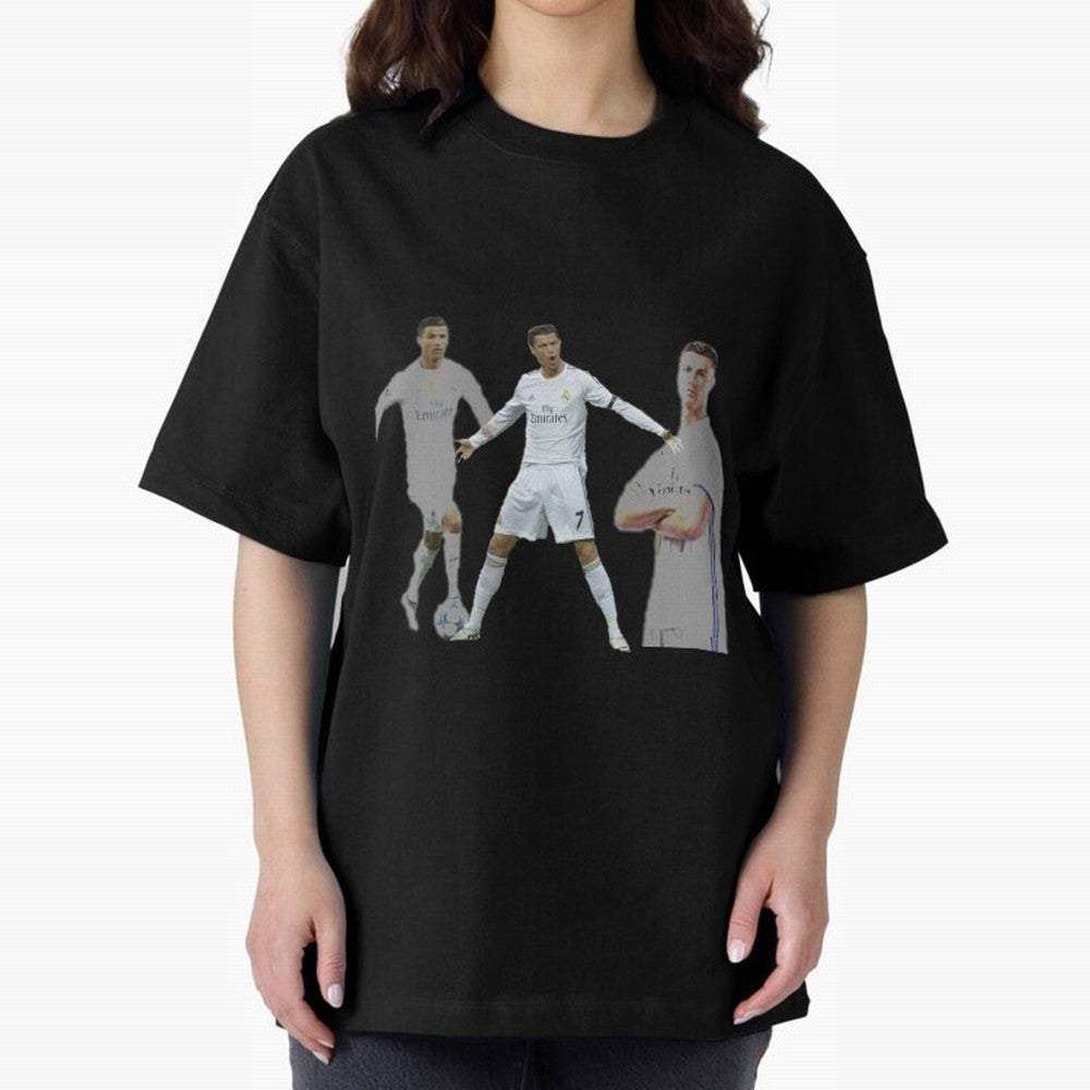 RONALDO Oversized T-Shirt Celebrate Global Football Passion for FIFA World Cup 2026 Group Stage, with Messi, Neymar and Mbappe, Brazil, Portugal and Argentina, Champion Mindset, Group Stage Buzz, Knockout Tension and Passionate Fan Culture; Perfect