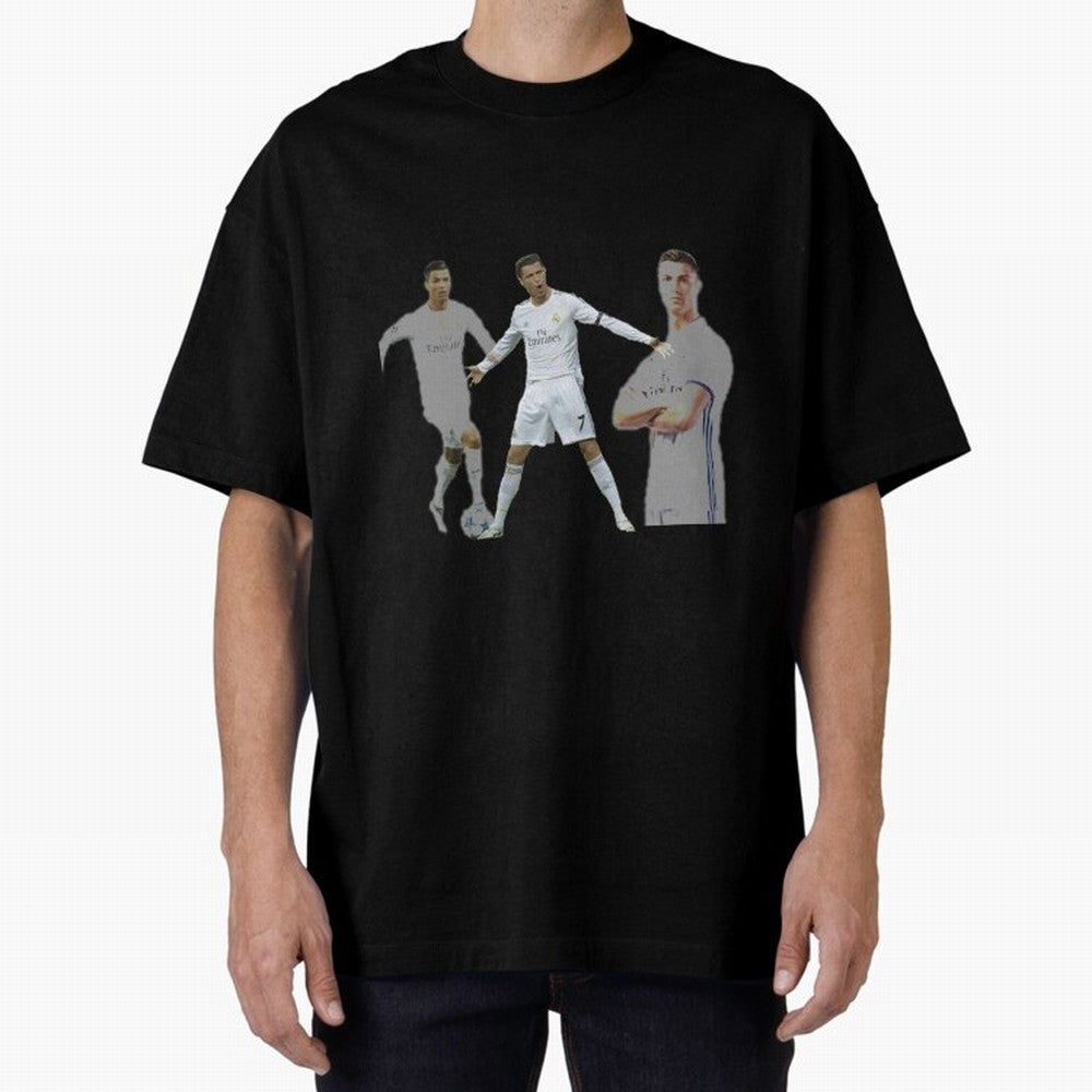 RONALDO Oversized T-Shirt Celebrate Global Football Passion for FIFA World Cup 2026 Group Stage, with Messi, Neymar and Mbappe, Brazil, Portugal and Argentina, Champion Mindset, Group Stage Buzz, Knockout Tension and Passionate Fan Culture; Perfect